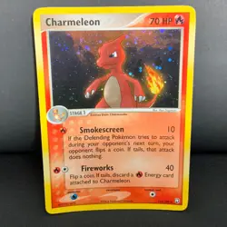 Pokemon Card Charmeleon 110/109 Ex Team Rocket Returns Holo 2004 TCG - Image 1