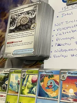 Pokemon Scarlet & Violet 151 Common Set 122 Of 128 Cards Missing 6 For Complete - Image 4