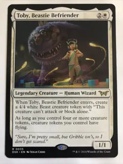 MTG Duskmourn: House of Horror Toby, Beastie Befriender 0035 NM Rare - Image 1