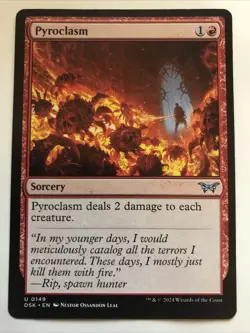 MTG Duskmourn: House of Horror Pyroclasm 0149 NM - Image 1