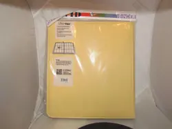 Deck Builder's Pro-Binder Vivid Yellow Zippered 12-POCKET Ultra Pro MTG - Image 2