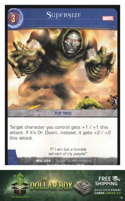 2007 Upper Deck Marvel VS Supersize Dr Doom - Image 1