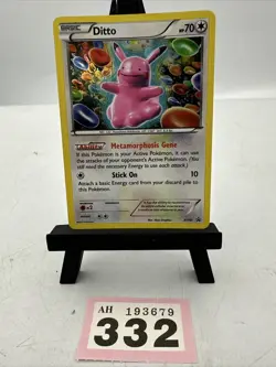 Pokemon TCG Ditto Black Star Promo XY40 Near Mint-mint Condition - Image 1
