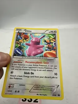 Pokemon TCG Ditto Black Star Promo XY40 Near Mint-mint Condition - Image 4