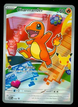 Pokemon CHARMANDER MEP 038 Ascended Heroes 1st Partner FULL ART PROMO - Card A - Image 1