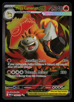 Mega Camerupt ex 156/132 - Pokemon Mega Evolution - Ultra Rare (NM) - Image 1