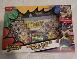 Pokemon TCG Ascended Heroes Premium Poster Collection Mega Lucario Ex - Image 1