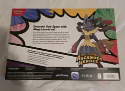 Pokemon TCG Ascended Heroes Premium Poster Collection Mega Lucario Ex - Image 2