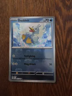 Ducklett (Master Ball Pattern) 025/086 Pokemon White Flare Holo - Image 1