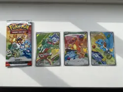 Pokemon TCG First Partner Illustration Collection Series 1 Kanto Starter Set - Image 3