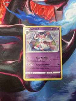 Sylveon SWSH211 SWSH Pokemon Sword & Shield Black Star Promo Cosmos Holo - Image 2