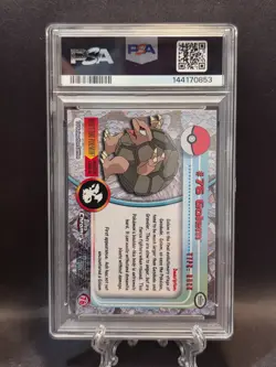 PSA 10 Topps Chrome GOLEM #76 GEM MINT Pokemon 2000 T.V. - Image 2
