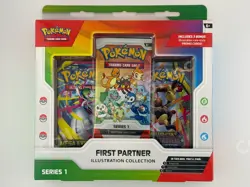 Pokemon TCG: First Partner Illustration Collection Series 1 Factory Sealed Box - Image 1