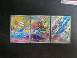 Pokemon TCG: First Partner Illustration Rares - Alola Starters Gen 7 - Image 1
