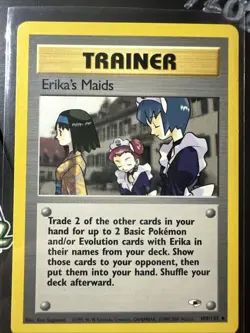 Erika's Maids 109/132, Gym Heroes, Pokemon TCG, 2000, Vintage, WOTC, Trainer, NM - Image 1