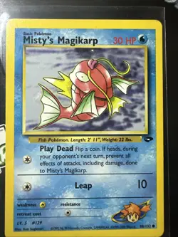 Misty's Magikarp 88/132, Gym Challenge, Pokemon TCG WOTC Vintage 2000 Common, NM - Image 1