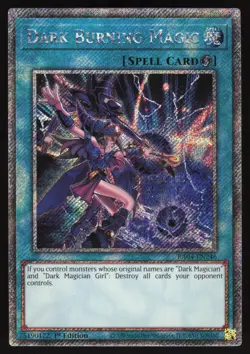 Dark Burning Magic - RA04-EN246 - Platinum Secret Rare - 1st Edition Yugioh - Image 1
