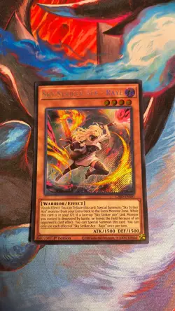 Sky Striker Ace - Raye (Alternate Art) - L26D-ENS01 - Secret Rare YuGiOh - Image 1