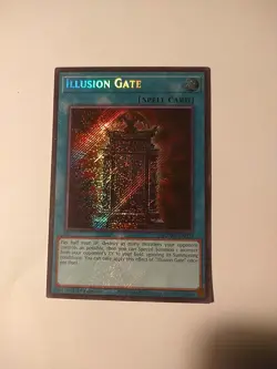 Yu-Gi-Oh! TCG Illusion Gate MZMU-EN023 1st Edition Secret Rare Near Mint - Image 1