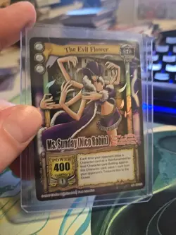 One Piece CCG Bandai Ms. Sunday Enemy Force SR Foil CH092 2006 400 Power - Image 1