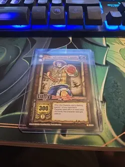 2006 One Piece CCG Luffy CH060 THE ADVENTUROUS CAPTAIN GRAND LINE FOIL - Image 1