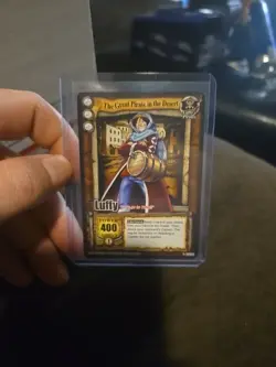 Bandai One Piece CCG Card Luffy The Great Pirate In The Desert Holo - Image 1