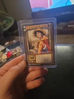 One Piece TCG 2005 Luffy CH047 The Great Captain With The Straw Hat Holo - Image 1