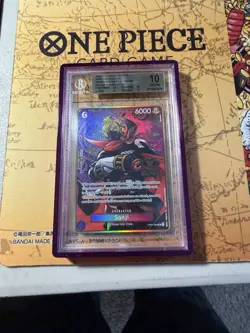One Piece 2025 Premium Japanese 2nd Anniversary Set Eng #OP07-064, Sanji BGS 10 - Image 1