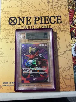 One Piece 2025 Premium Japanese 2nd Anniversary Set Eng #OP07-064, Sanji BGS 10 - Image 2