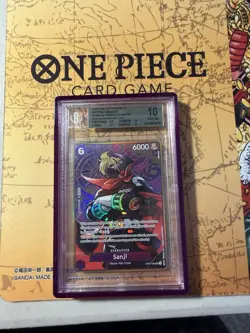 One Piece 2025 Premium Japanese 2nd Anniversary Set Eng #OP07-064, Sanji BGS 10 - Image 3