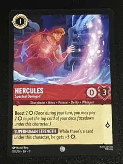 Disney Lorcana Winterspell Hercules - Spectral Demigod 117/204 NM - Image 1