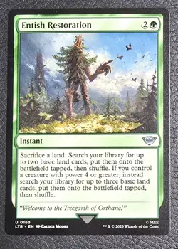 Entish Restoration Universes Beyond: the Lord of the Rings MTG Magic Card - Image 1