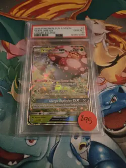 2019 Pokemon Vileplume GX Ultra Rare Card 004/236 PSA 10 Gem Mint - Image 1
