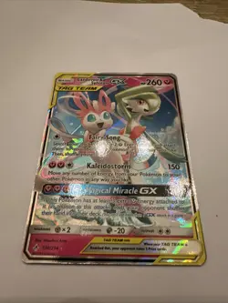 Pokemon Gardevoir & Sylveon GX Unbroken Bonds Holo Card 130/214 Ultra Rare - Image 2