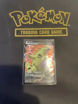 Tyranitar V - 158/264 - Pokemon Fusion Strike Sword & Shield Ultra Rare Card NM - Image 2