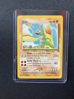 Pokemon Onix 90HP Basic Southern Islands 3/18 2001 English TCG Card - Image 1