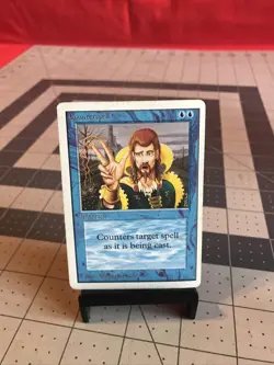 Vintage 1993 MTG Unlimited Edition Counterspell Card - Image 1