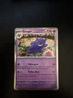 Pokemon TCG Gengar 094/165 R SV2a 151 Holo Card NM Condition - Image 2