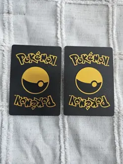 X2 Pikachu GX & Pikachu GX Black Foil Fan Art Vinyl Collector Pokemon Card - Image 3
