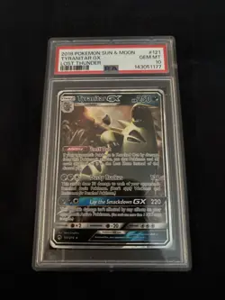 Pokemon TCG Tyranitar GX Lost Thunder Holo Ultra Rare Card 121/214 PSA 10 - Image 2