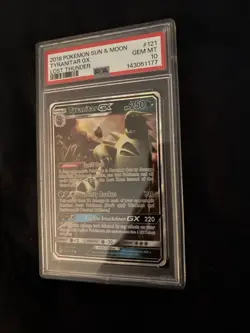 Pokemon TCG Tyranitar GX Lost Thunder Holo Ultra Rare Card 121/214 PSA 10 - Image 4