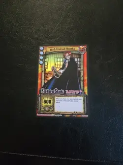 Red Hair Shanks 2005 Holo Collectible Card Game Vintage - Image 1