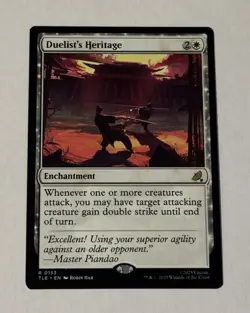 MTG Duelist's Heritage - Avatar: The Last Airbender: Eternal-Legal NM - Image 1