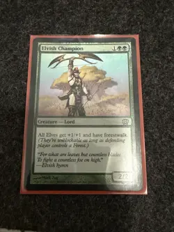 MTG FOIL Elvish Champion 8th Edition Magic the Gathering - Image 1