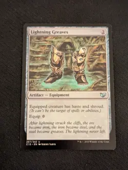 Lightning Greaves - MRD - 199 - NM - MTG - Image 1