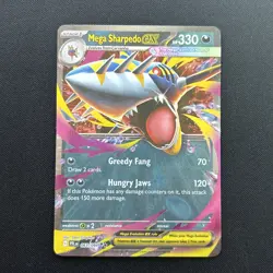 Pokemon TCG - Mega Sharpedo ex 061/094 - Phantasmal Flames - Double Rare - NM/M - Image 1