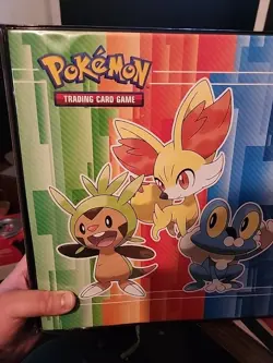 Ultra Pro Pokemon 3-Ring Binder Fits any Standard with Various Pokemon Cards - Image 1