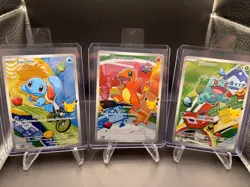 Pokemon TCG First Partner Illustration Collection Series 1 Gen 1 Starters - Image 1