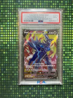 PSA 9 Pokemon TCG Origin Forme Dialga V Black Star Promo SWSH255 - Image 1