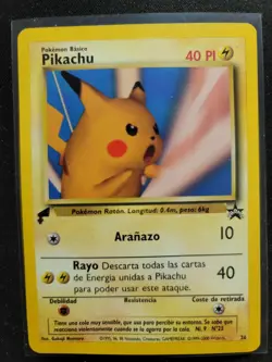Pikachu (Snap) - #26 WOTC Black Star Promo - Pokemon TCG - 2001 ESPAGNOL - Image 1